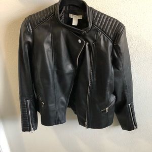 H&M Faux leather Moto jacket.
